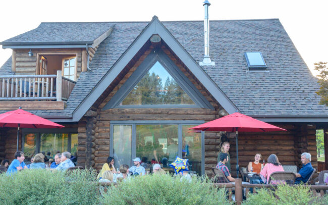 Exterior of the St. Innocent Winery tasting room in Jefferson, Oregon