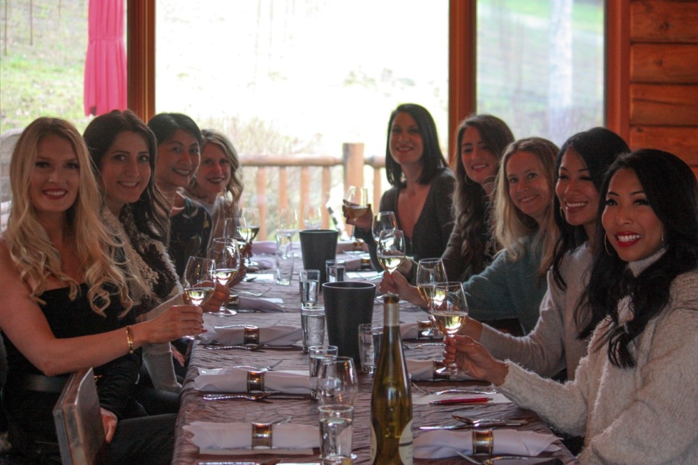 Guests at a Winemaker Luncheon